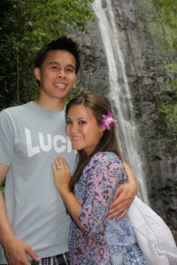 Engaged at Manoa Falls